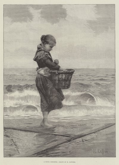 A Young Shrimper by Hector Caffieri